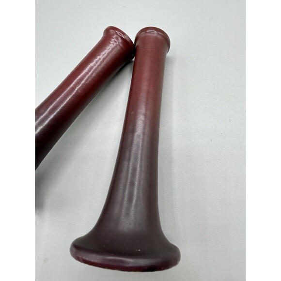 Van Briggle very early 1903-1920 Bud vases Purple Rose SET OF 2 - Picture 9 of 16